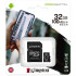 Карта micro-SD 32 GB Kingston Class10 Canvas Select Plus+адаптер