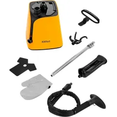 Отпариватель вертикальный Kitfort КТ-9160 оранжевый/черный