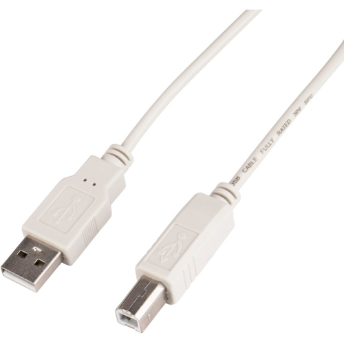Кабель USB 2.0 A вилка - B вилка 3 м Buro USB-A-B-3C
