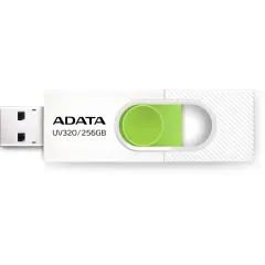 Карта USB3.2 256 GB ADATA AUV320-256G-RWHGN белый/зеленый