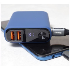 Повербанк 10000 мАч Olmio QS-10 темно-синий