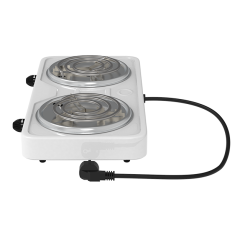 Настольная электроплита MAXVI HE201 белая (тен 2)