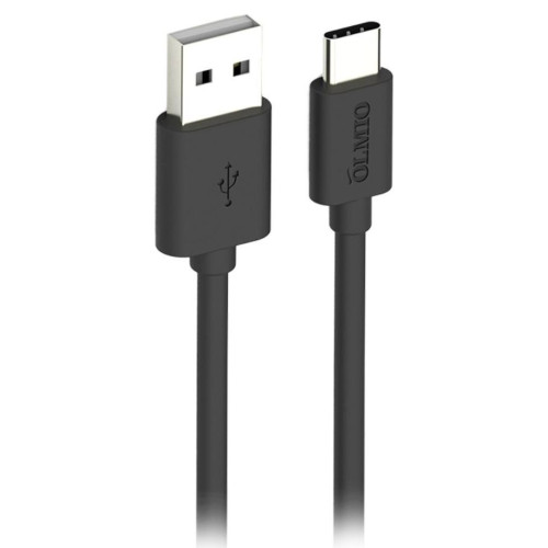 Кабель USB 2.0 A вилка - Type C 1 м OLMIO 2.1A черный