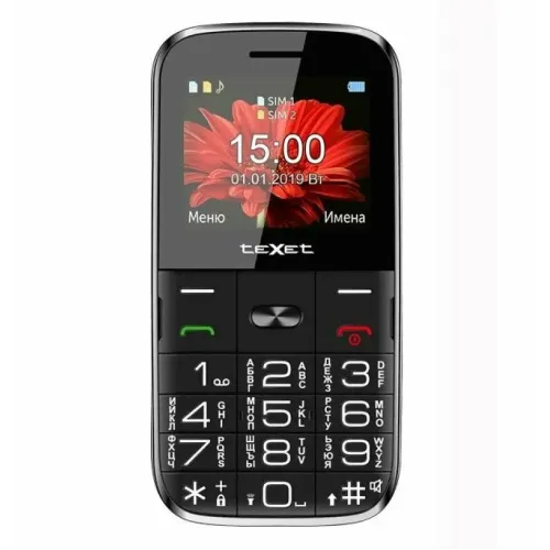 Сотовый телефон TEXET TM-B227 черный