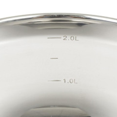 Кастрюля Daniks Модерн, нерж., индукция, серый, 2.9 л. (SD-18N)