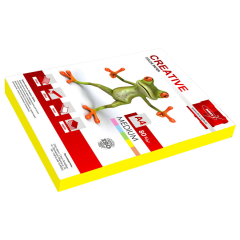 Бумага Creative БОPR-250Ж A4/80г/м2/250л./желтый медиум универсальная