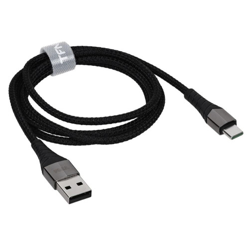 Кабель USB 2.0 A вилка - Type C 1 м TFN TFN-CKNUSBCUSB1MBK