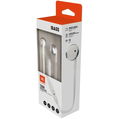 Наушники JBL Tune T205 white (*7)