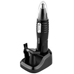 Триммер для носа и ушей CENTEK CT-2179 чёрный/серебро