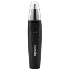 Триммер для носа и ушей CENTEK CT-2196 чёрный/хром
