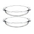 Форма для выпечки стекло Borcam овальная, с крышкой, 19,5х35х7 см, 2,25 л (59022)(396361)