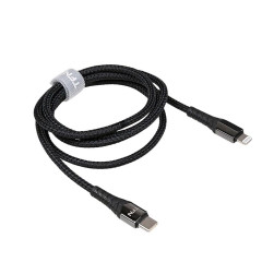 Кабель USB 3.0 Type C - Lightning 1 м TFN TFN-CKNLIGC1MBK черный