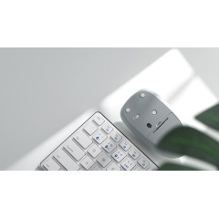 Клавиатура + мышь Rapoo 9300M белый USB беспроводная Multimedia