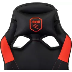 Кресло игровое Zombie 50 черный/красный эко.кожа
