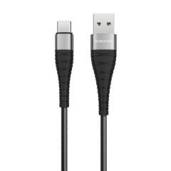 Кабель USB 2.0 A вилка - Type C 1 м Borofone BX32 Munificent 3А черный