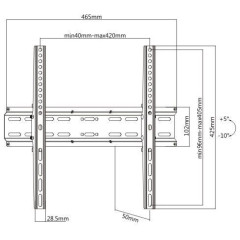 Подставка д/ТВ ULTRAMOUNTS UM833T для 32-55
