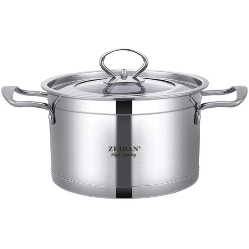 Кастрюля ZEIDAN Z-50348 Silver 7,4л