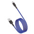 Кабель USB 2.0 A вилка - Type C 1 м  Vixion VX-07c PRO 2.4A синий