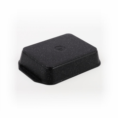 Противень МЕЧТА Гранит black, алюм., прямоугольная, 27х36х5 см, черная (94802)(407408)