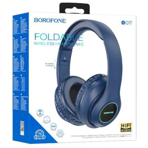 Гарнитура Bluetooth Borofone BO17 Dark Blue