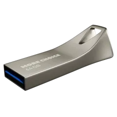 Карта USB3.0 64 GB More Choice MF64m металл Silver