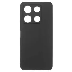 Бампер Infinix Note 30 Pro  Borasco Microfiber Case черный