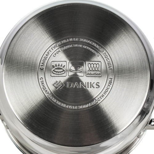 Набор посуды DANIKS Нара, кастрюли, нерж., 6 пр (GS-01413-6PC-2)(446892)