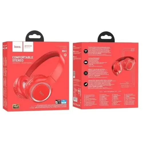 Гарнитура Bluetooth HOCO Hoco W41 красный