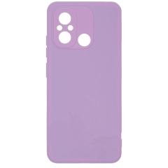 Бампер Xiaomi Redmi 12C 4G/11A/Poco C55 ZIBELINO Soft Matte сиреневый с микрофиброй
