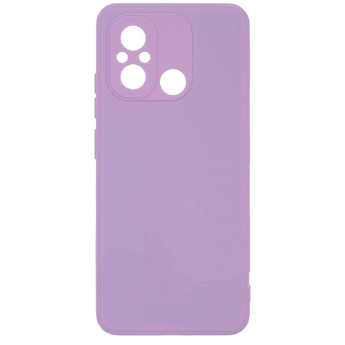 Бампер Xiaomi Redmi 12C 4G/11A/Poco C55 ZIBELINO Soft Matte сиреневый с микрофиброй