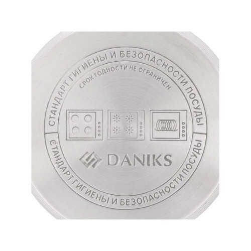 Кастрюля Daniks Токио, нерж., индукция, 2,9 л. (SD-A87-18)(299480)