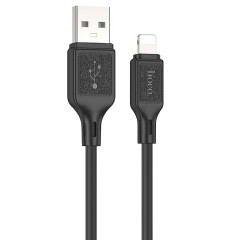 Кабель USB 2.0 A вилка - 8pin 1 м HOCO X90 силикон Black