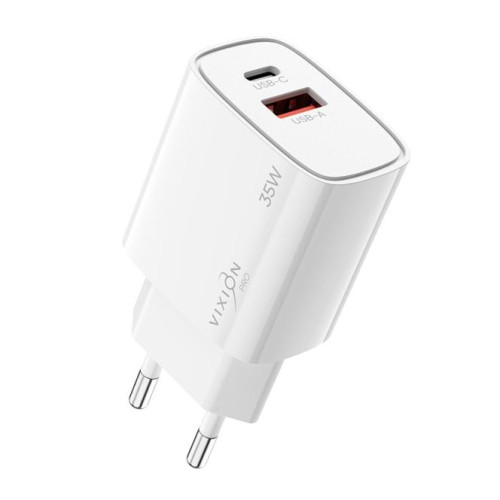 СЗУ Vixion VH-15 3.0A QC3.0 + USB-C PD 35W PRO белое (*4)