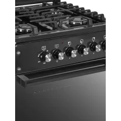 Газоэлектроплита IDEAL L 280 ГК чуг.черный (*11)