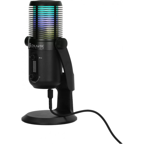 Микрофон компьютерный OKLICK SM-400G черный 