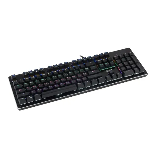 Клавиатура Acer OKW127 LED игровая черный