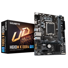 М/П SOC-1700 Gigabyte H610M K DDR4 Soc-1700 Intel H610 2xDDR4 mATX AC`97 