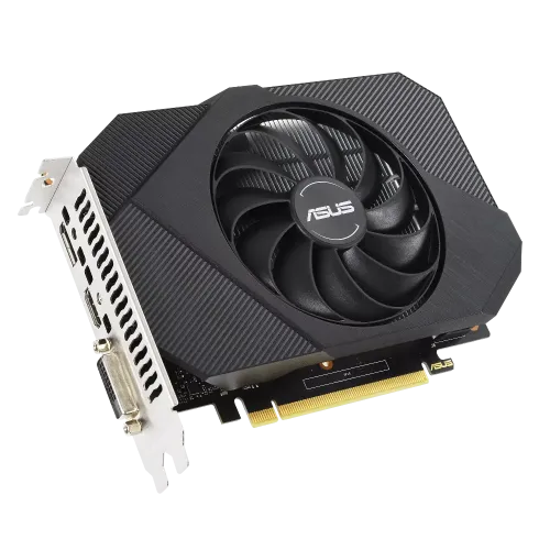 Видеокарта Asus PCI-E PH-GTX1650-O4GD6-P-V2 NV GTX1650 4096Mb 128 GDDR6 1410/12000 DVIx1/HDMIx1/DPx1