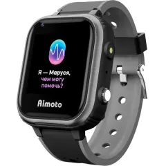 Смарт-часы AIMOTO IQ 4G с голосовым помощником Маруся черный