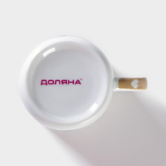 Кружка детская, 230 мл., керамика, ДОЛЯНА «Совёнок и единорог», белый (5034610)