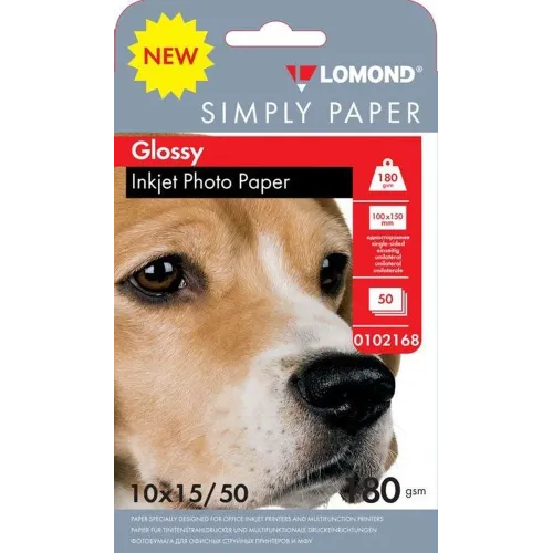 Бумага LOMOND 10x15 180г/м2 50л, матовая (0102168)