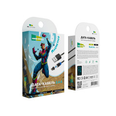 Кабель USB 2.0 A вилка - 8pin More choice K61Si Magnetic (Black)