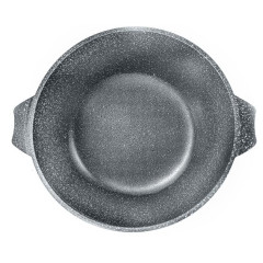 Кастрюля Мечта Гранит, алюм., 6 л., крышка (46701)