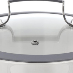 Кастрюля Daniks Верма, нерж., индукция, 5,7 л. (CW-S071-24)(460666)