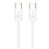 СЗУ Vixion VH-14c 3.0A QC3.0 + USB-C PD 20W PRO + кабель Type-C двухпортовое белое