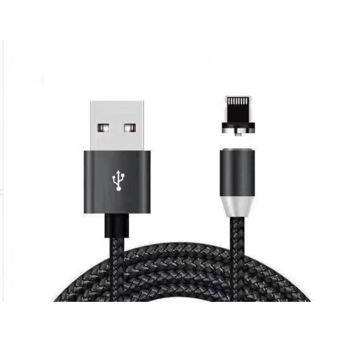 Кабель USB 2.0 A вилка - 8pin 1 м ZIBELINO DC Magnetic черный