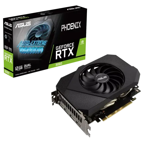Видеокарта Asus PCI-E 4.0 PH-RTX3060-12G-V2 LHR NV RTX3060 12288Mb 192 GDDR6 1777/15000/HDMIx1/DPx3/