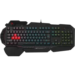 Клавиатура A4 Bloody B314 черный USB Multimedia for gamer LED