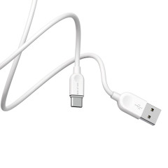 Кабель USB 2.0 A вилка - Type C 1 м Borofone BX14 White