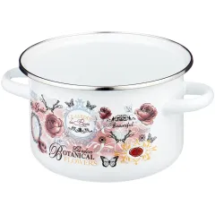 Кастрюля APPETITE Roses, эмаль, 2,0л (1RD161М)